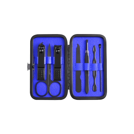 Akol Care Manicure set, 7 pcs (Blue) AK-MANI-BLU-7